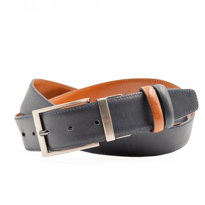 reversible - belts - men - Handmade belt DF35 C Προϊόντα